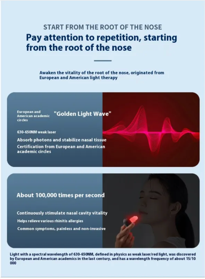 Dispositivo de fototerapia Nasal