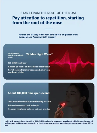 Dispositivo de fototerapia Nasal
